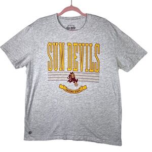 Fall Rush Arizona State Sun Devils T-Shirt XL Gray Heather ASU Sparky Mascot Tee